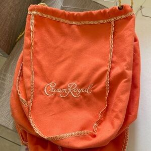9 Orange Crown Royal Bags